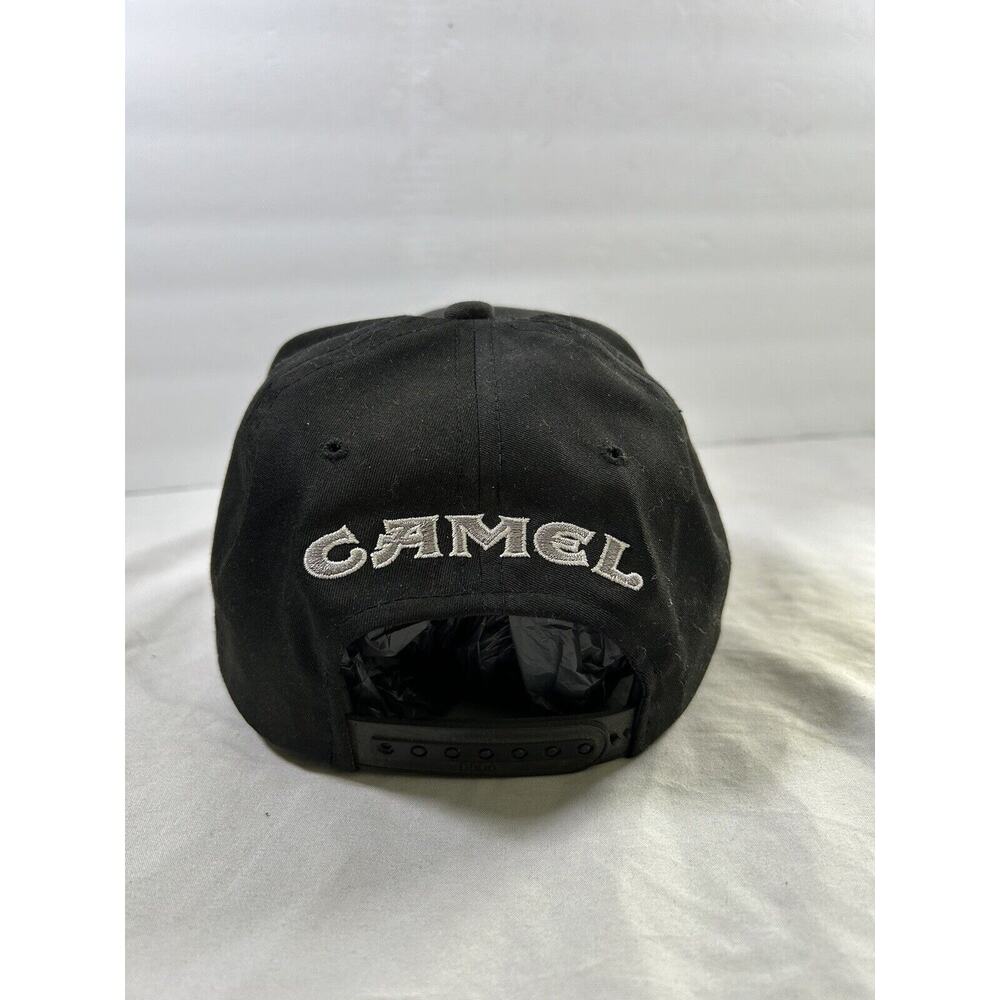 Vintage Camel Cigarettes Hat Black Embroidered Snapback - Picture 4 of 8